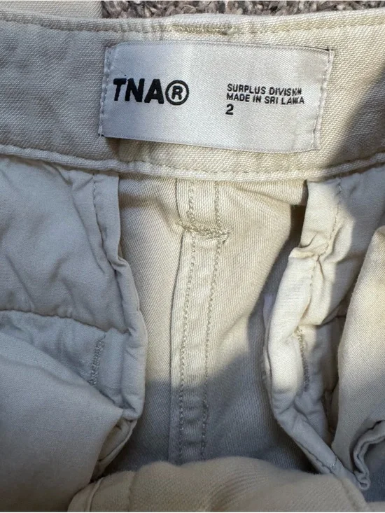 TNA Cream High-Waist Cargo Pants - Picture 7 of 13